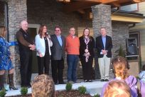 Senator Stedman at the Grand Opening of the Aspen Hotel in Sitka during the annual State Chamber