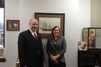 Senator Stedman with Kaleigh Holm